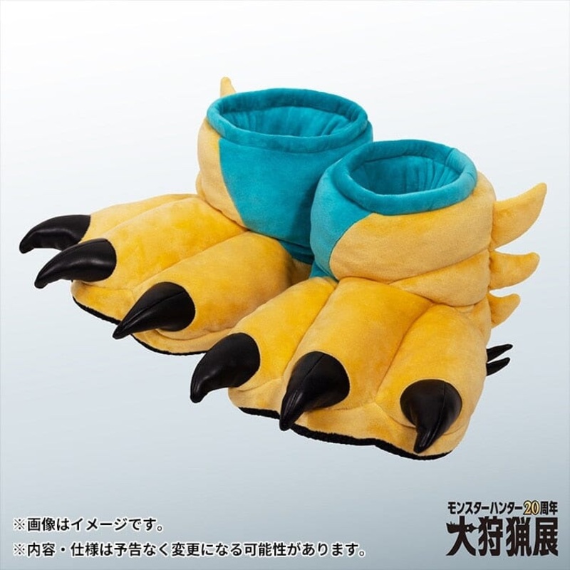 Zinogre Slippers Step On It! -Great Hunting Exhibition- Monster Hunter 20th Anniversary