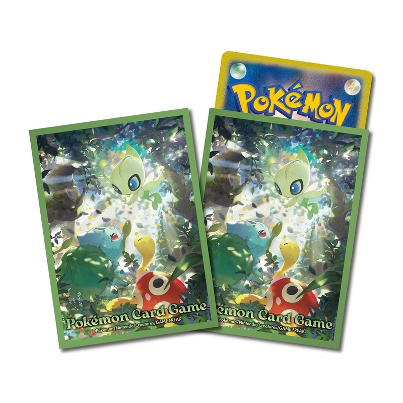 Card Sleeves Premium Gloss Celebi And Friends - Pokmon Card Game