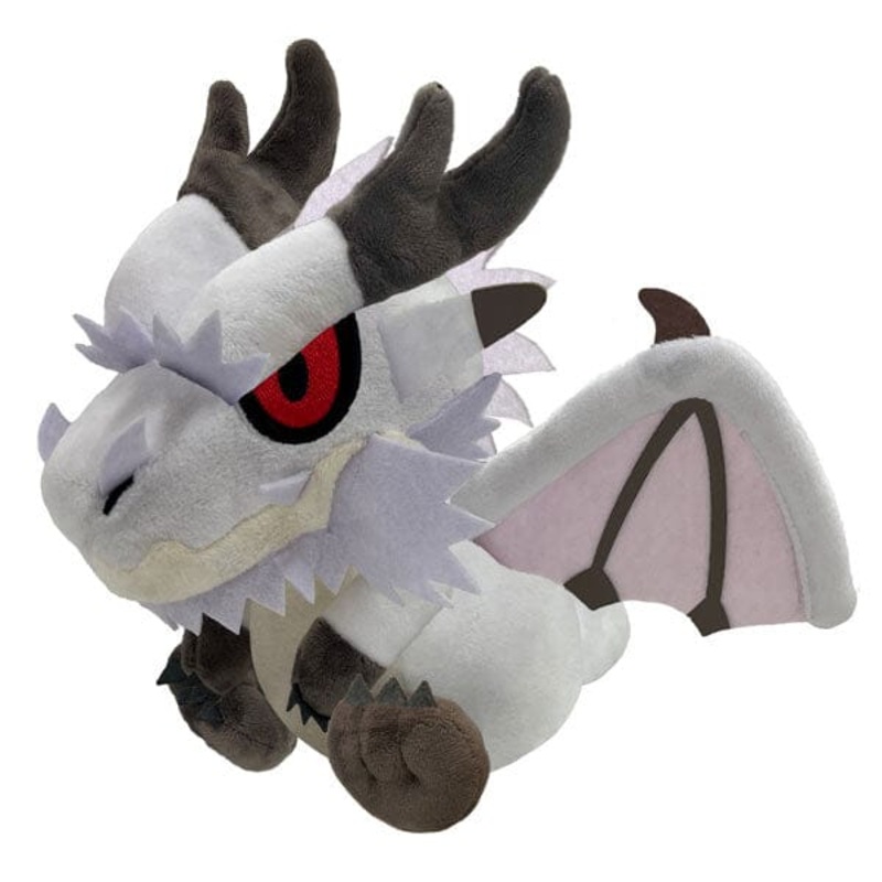 "Ancestral Dragon" White Fatalis Deformed Plush - Monster Hunter