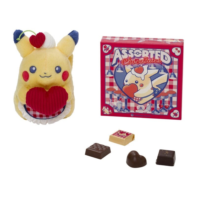 Pikachu Plush With Morozoff Assorted Chocolates - Valentine's Day