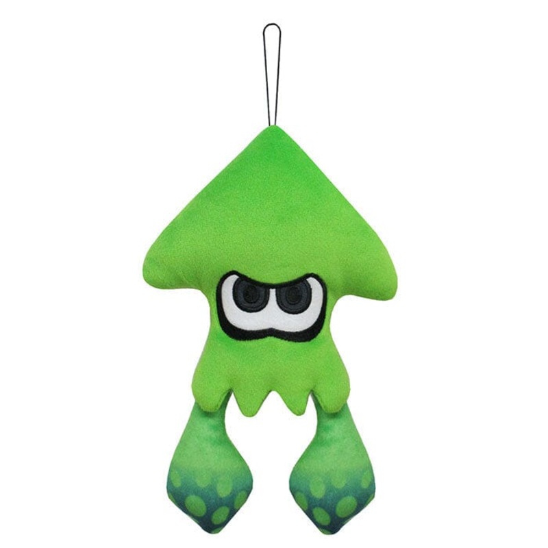 Inkling Squid Neon Green Plush (S) SP15 Slatoon 2 ALL STAR COLLECTION