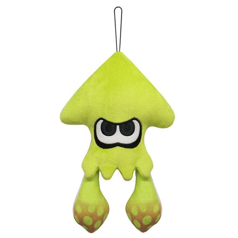 Inkling Squid Neon Yellow Plush (S) SP16 Slatoon 2 ALL STAR COLLECTION