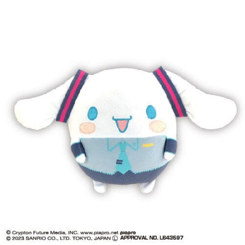 Cinnamoroll Fuwakororin Plush (Hatsune Miku Costume) Msize D "Hatsune Miku x Cinnamoroll"