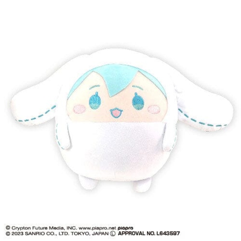 Hatsune Miku Fuwakororin Plush BIG F (Cinnamoroll Kigurumi) "Hatsune Miku x Cinnamoroll"