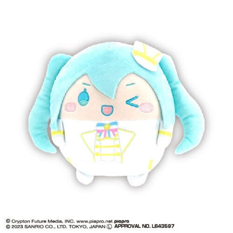 Hatsune Miku Fuwakororin Plush (On Stage Costume) Msize C "Hatsune Miku x Cinnamoroll"
