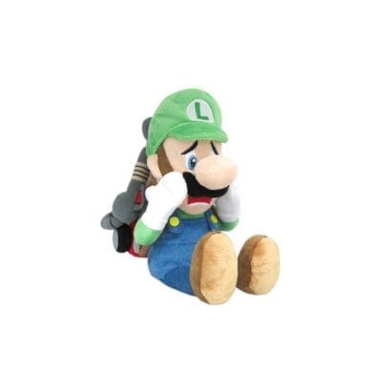 Luigi With Poltergust Plush (Frightened Ver.) - Luigi's Mansion 2 HD