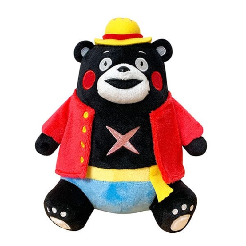 Kumamon Luffy Plush Sitting Ver. - ONE PIECE