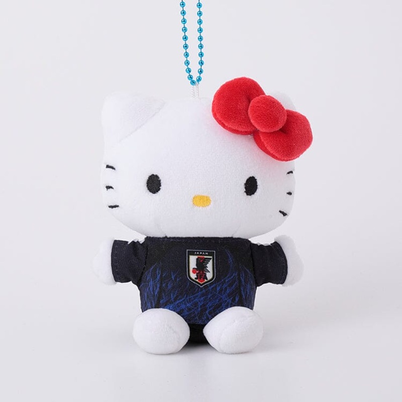 Hello Kitty Munyugurumi Mascot Japan National Football Team Ver. - Sanrio Characters