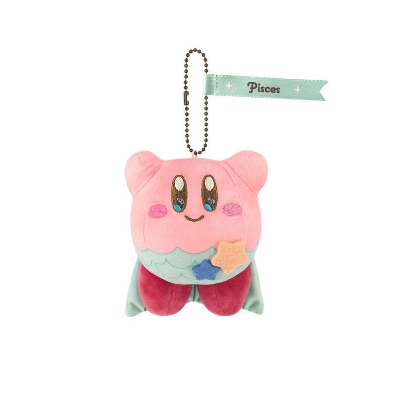 Kirby Zodiac Sign Pisces Mascot Plush Keychain KIRBY Horoscope Collection