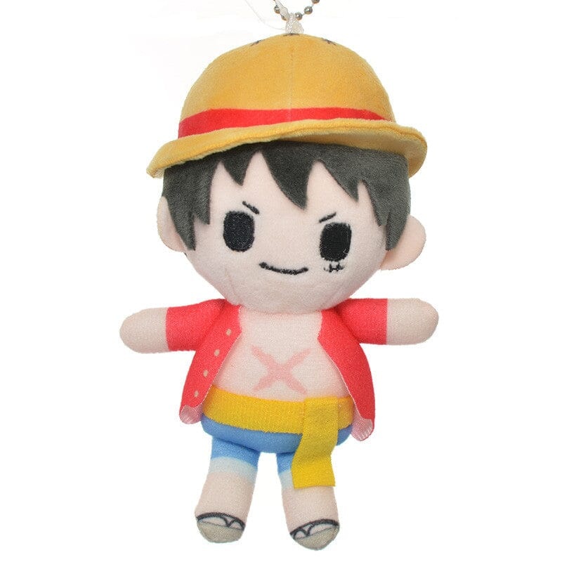 Monkey D. Luffy Mascot Plush Keychain Petit Fuwa ONE PIECE