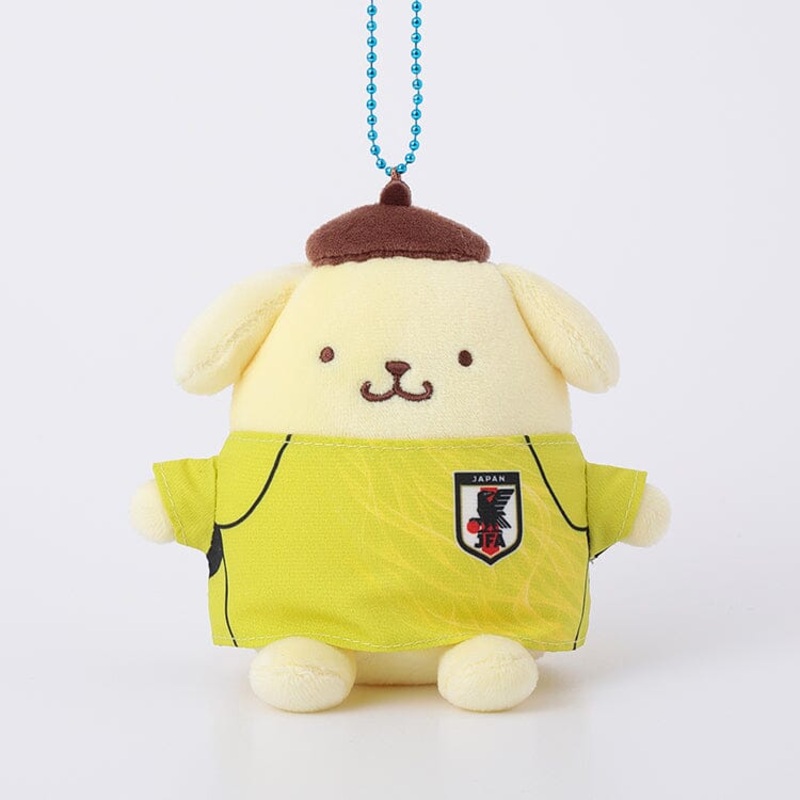Pompompurin Munyugurumi Mascot Japan National Football Team Ver. - Sanrio Characters