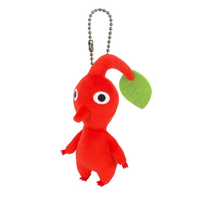 Red Pikmin (Leaf) Mascot Plush Keychain