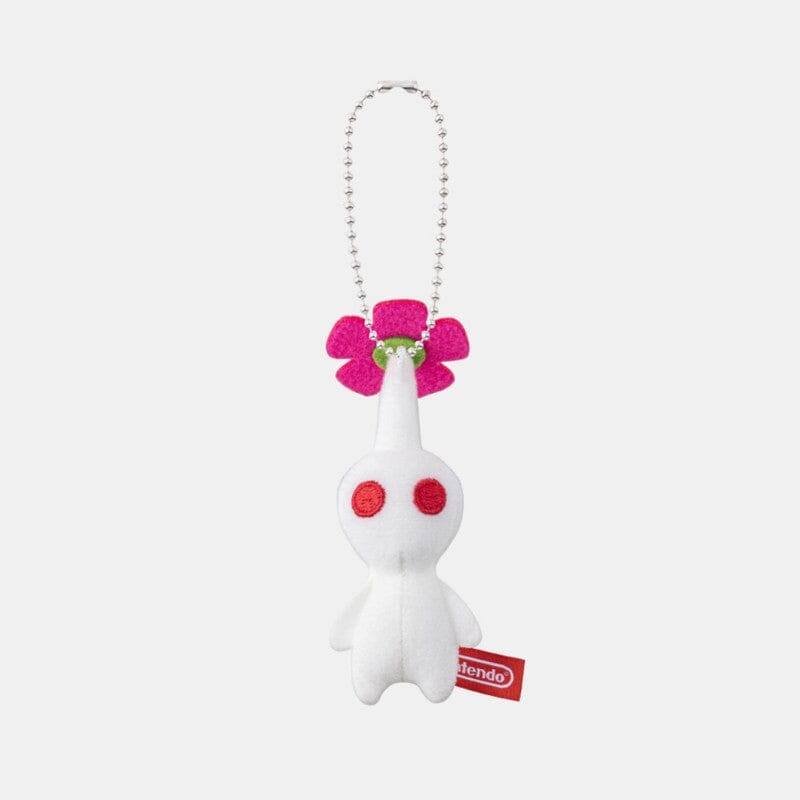 White Pikmin Mascot Plush Keychain PIKMIN