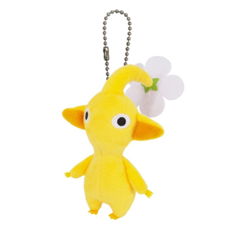 Yellow Pikmin (Flower) Mascot Plush Keychain