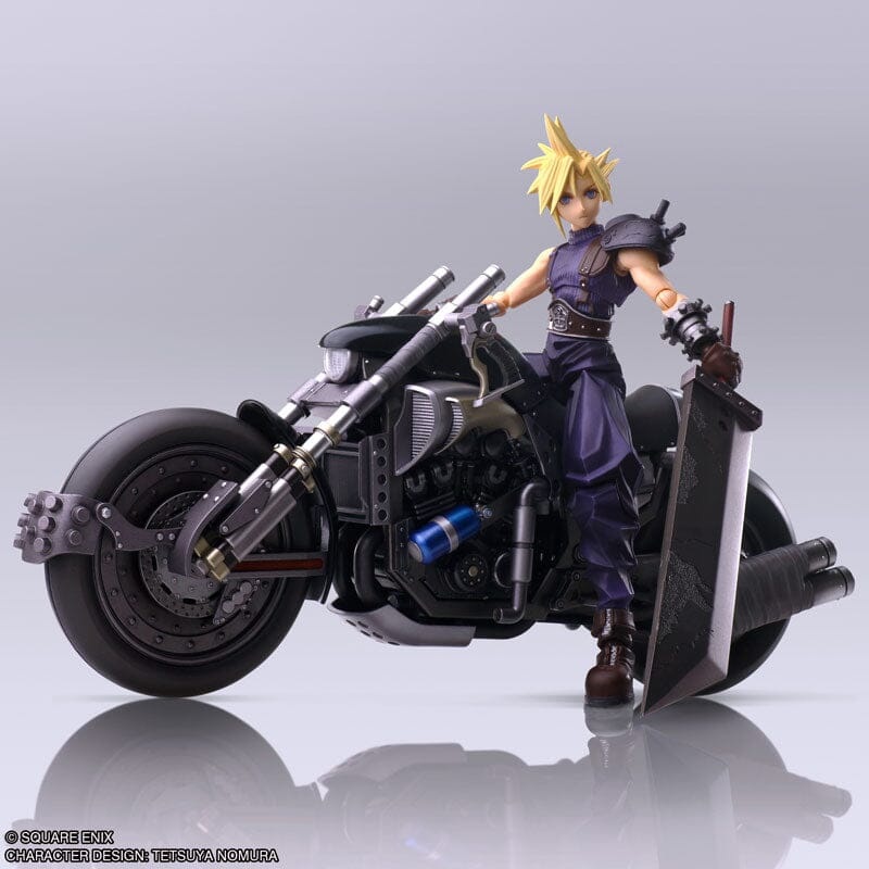 Cloud Strife & Hardy-Daytona BRING ARTS Figure - Final Fantasy VII