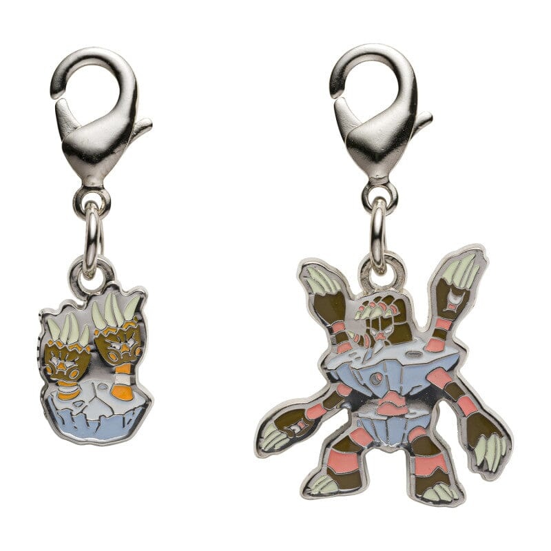 Binacle, Barbaracle - National Pokdex Metal Charm Keychain #688, #689