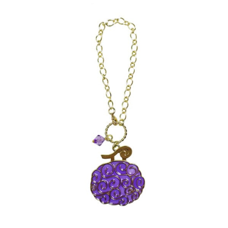 Devil Fruit (Gomu Gomu no Mi Model) Stained Glass Style Keychain - ONE PIECE