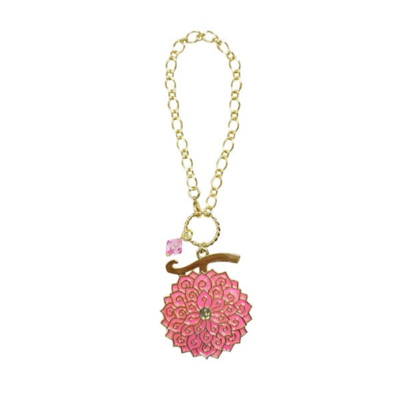 Devil Fruit (Hana Hana no Mi Model) Stained Glass Style Keychain - ONE PIECE