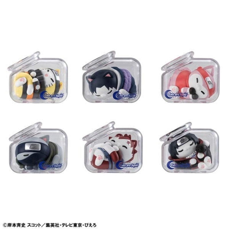 MEGA CAT PROJECT Figure Good Night Nyaruto! - NARUTO Shippuden (6Pcs/BOX)