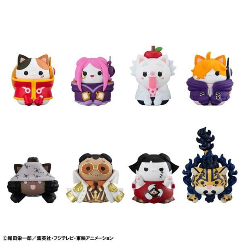 MEGA CAT PROJECT Figure NYAN PIECE NYAN! Egghead Arc - ONE PIECE (8Pcs/BOX)
