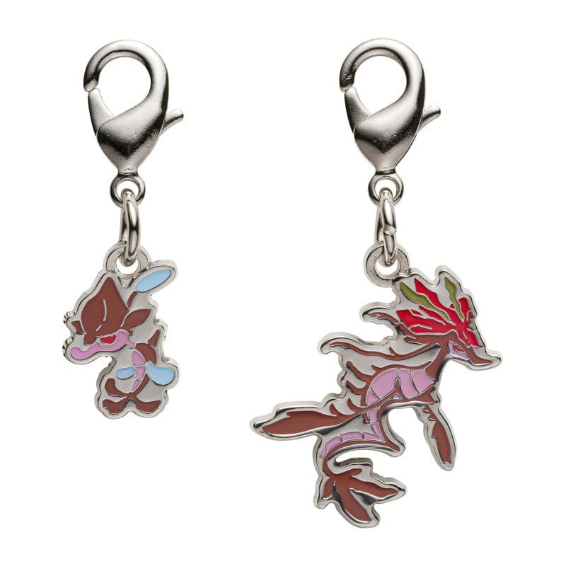 Skrelp, Dragalge - National Pokdex Metal Charm Keychain #690, #691