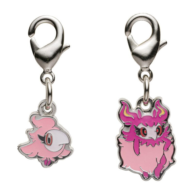 Spritzee, Aromatisse - National Pokdex Metal Charm Keychain #682, #683