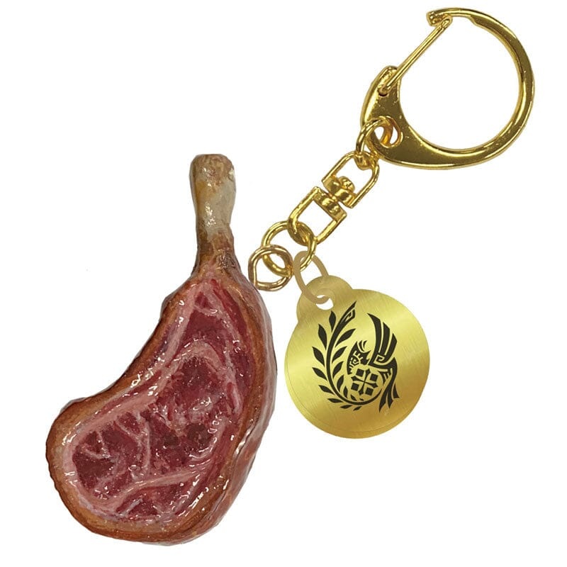 Well-Done Steak Keychain - Monster Hunter Wilds