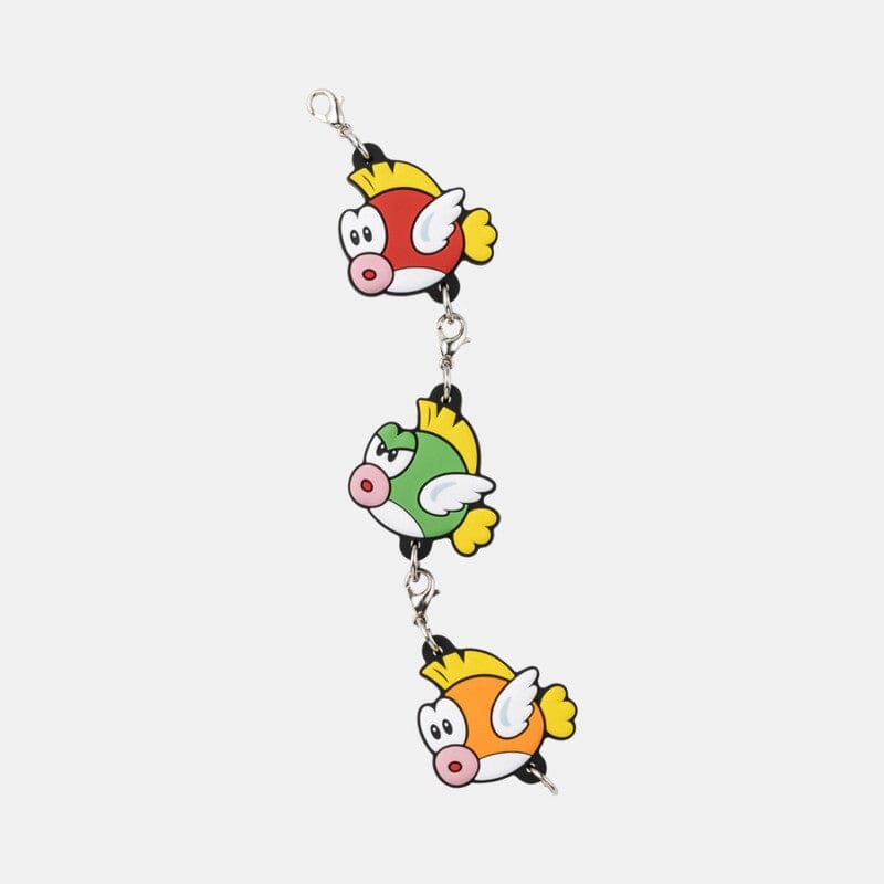 Cheep Cheep Rubber Strap Link Keychain - Super Mario Series