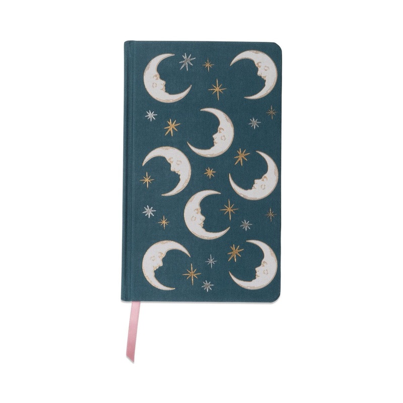 FSC Mix Credit Cloth Coloured Journal - Teal Moon
