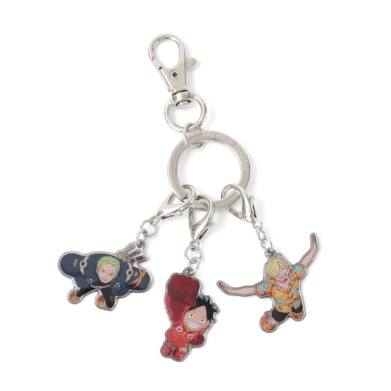 Luffy, Zoro, Sanji EGGHEAD ver. Metal Keychain - ONE PIECE