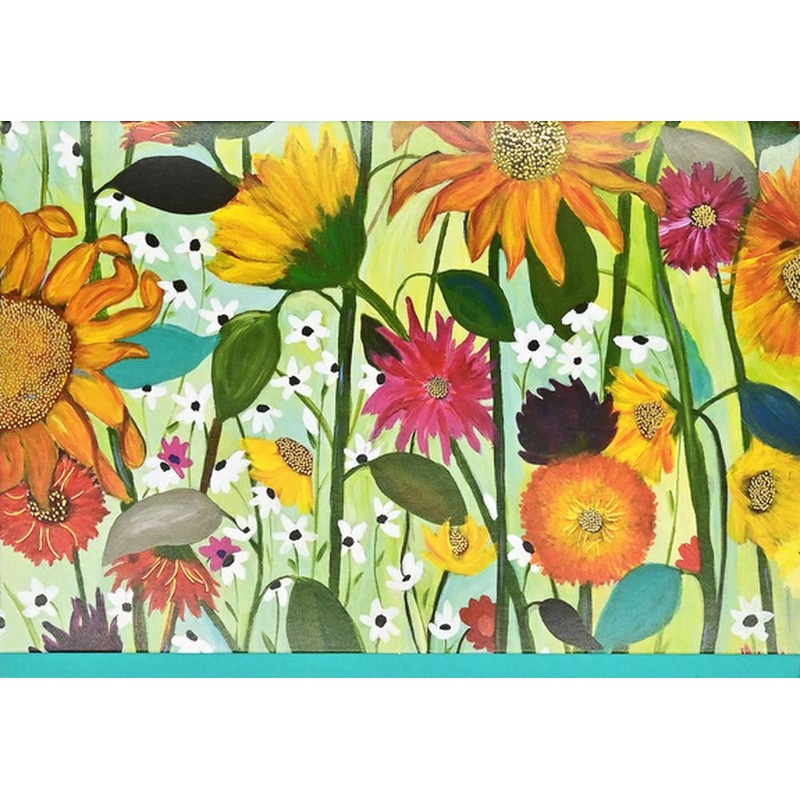 Note Cards - Watercolour Sunflower