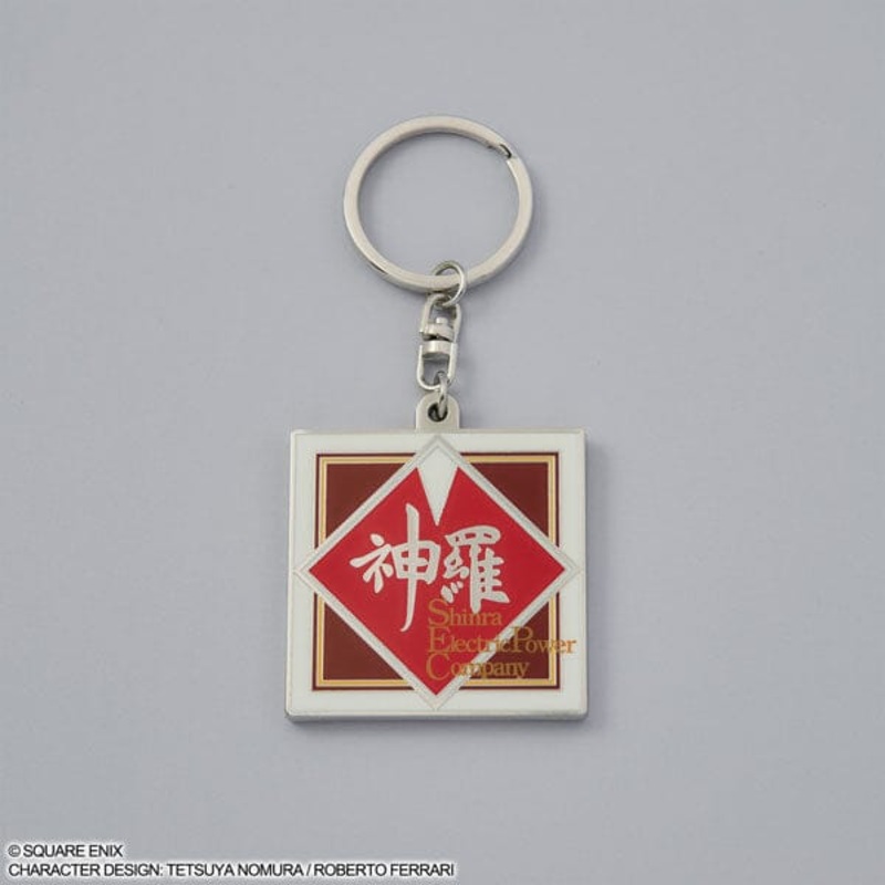 Shinra Company Metal Keychain - Final Fantasy VII Rebirth