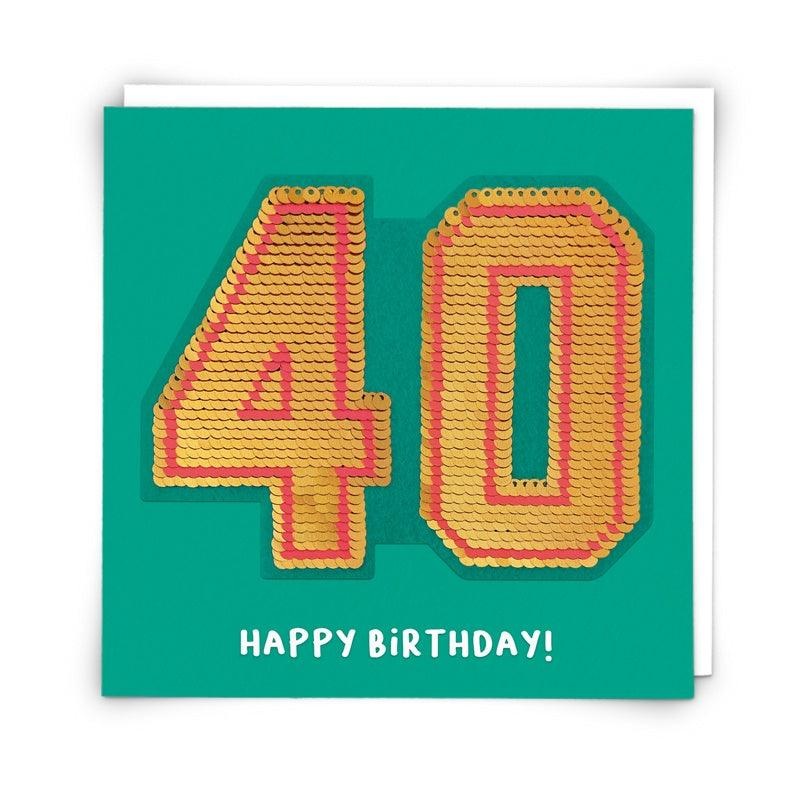 Card - Sequin 40