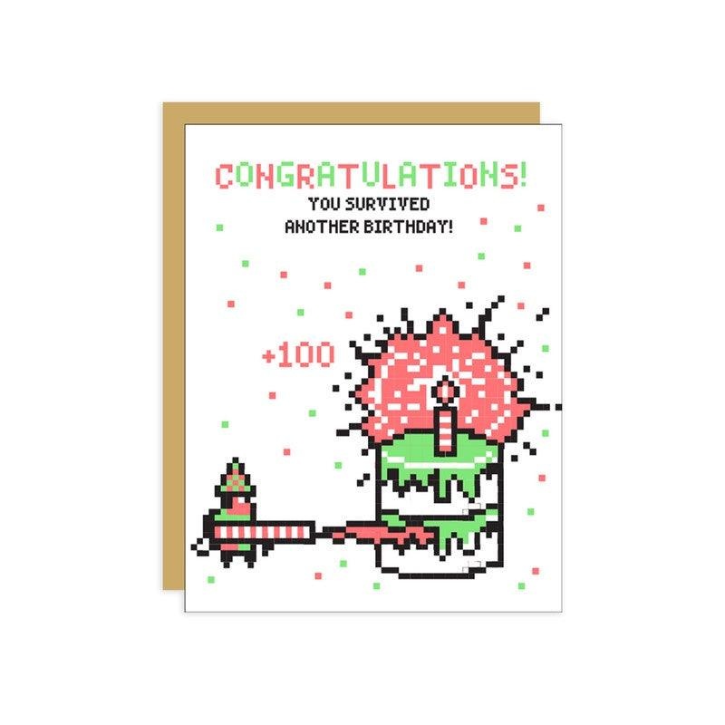 Hello Lucky - Single Card - 8bit