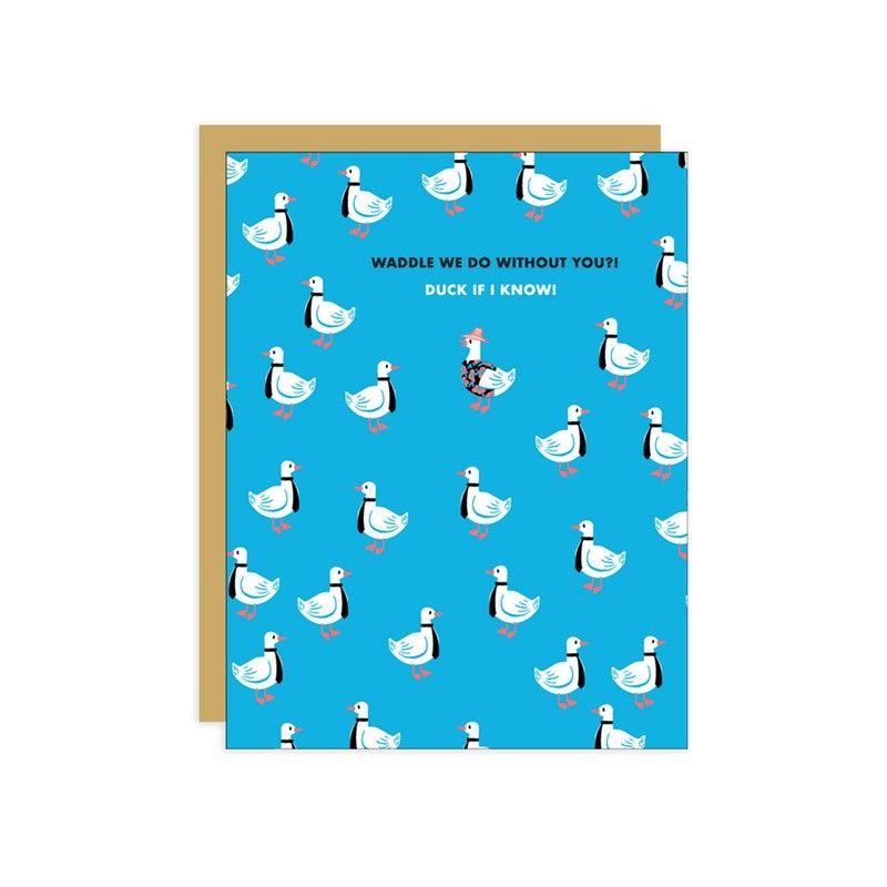 Hello Lucky - Single Card - Duck