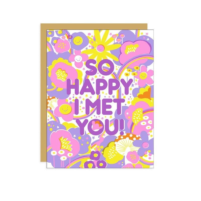 Hello Lucky - Single Card - Happy I Met You