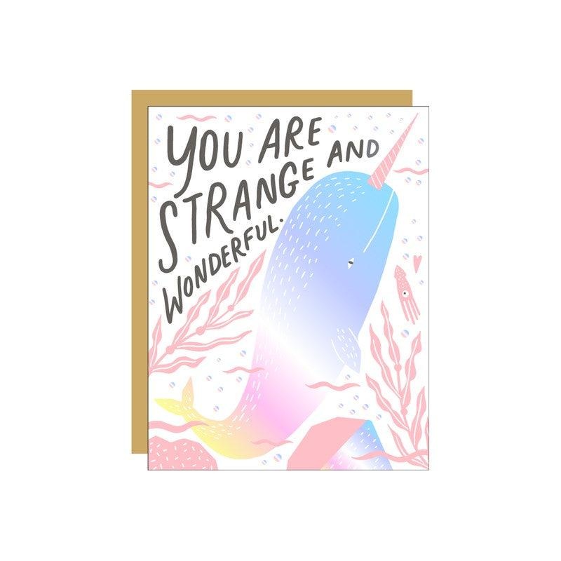Hello Lucky - Single Card - Wonderful Narwhal