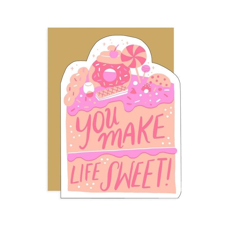 Hello Lucky - Single Card - You Make Life Sweet