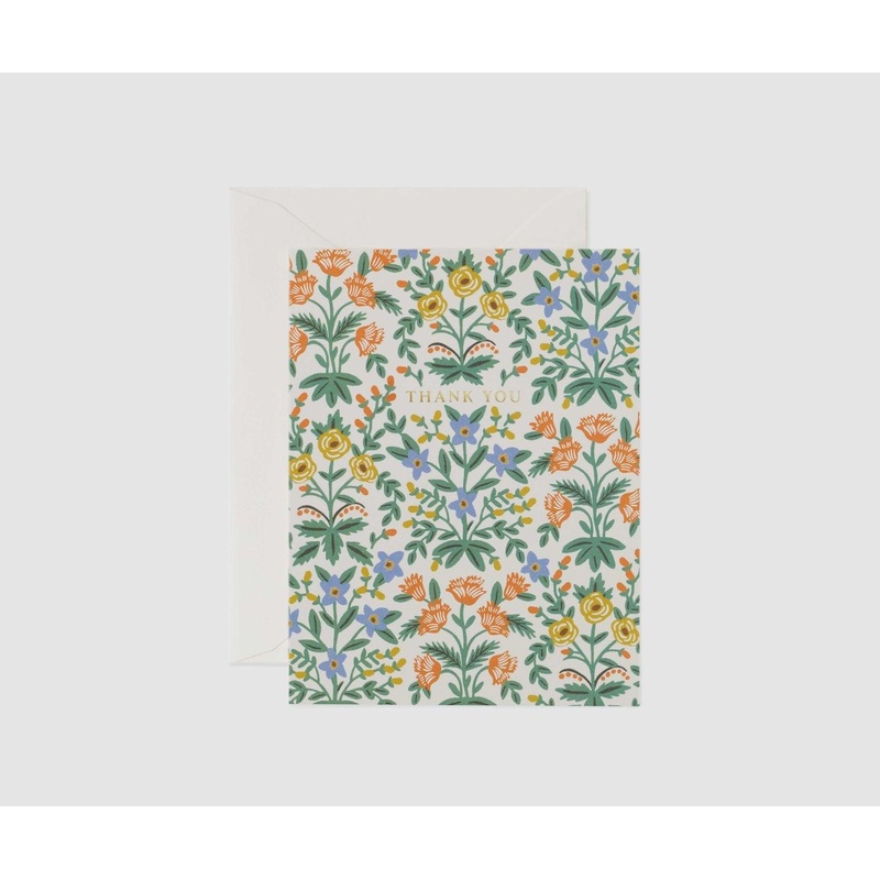 Rifle Paper Co - Single Card - Lottie Thank You