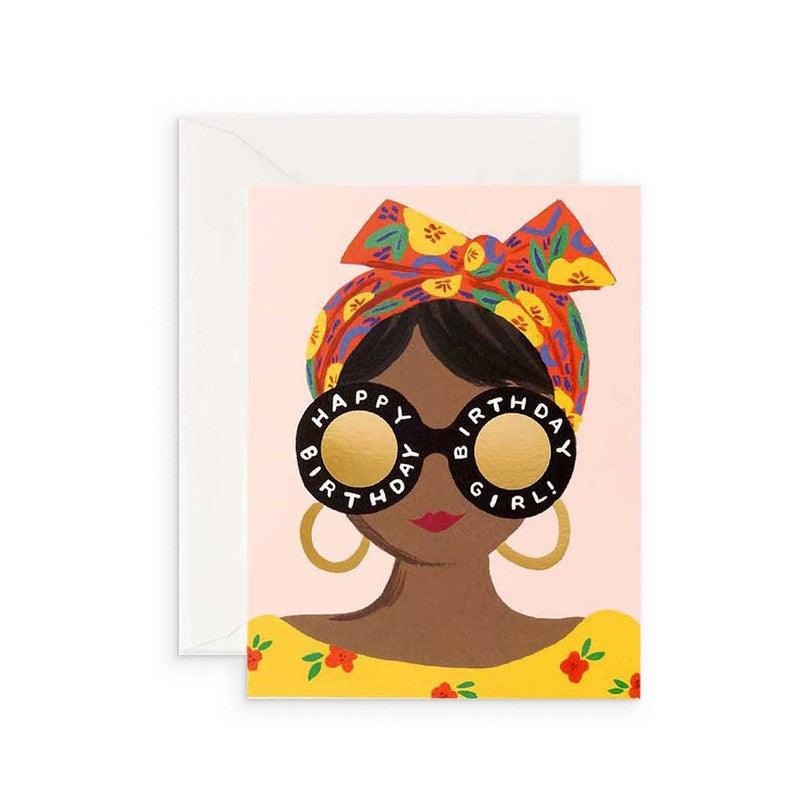 Rifle Paper Co - Single Card - Scarf Birthday