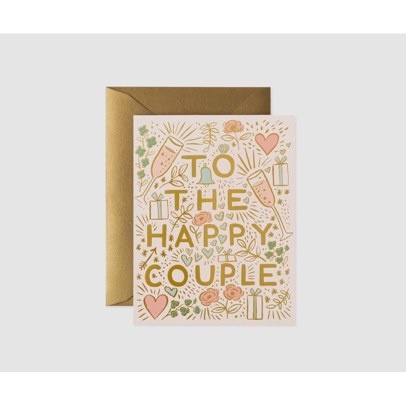 Rifle Paper Co - Single Card - To The Happy Couple