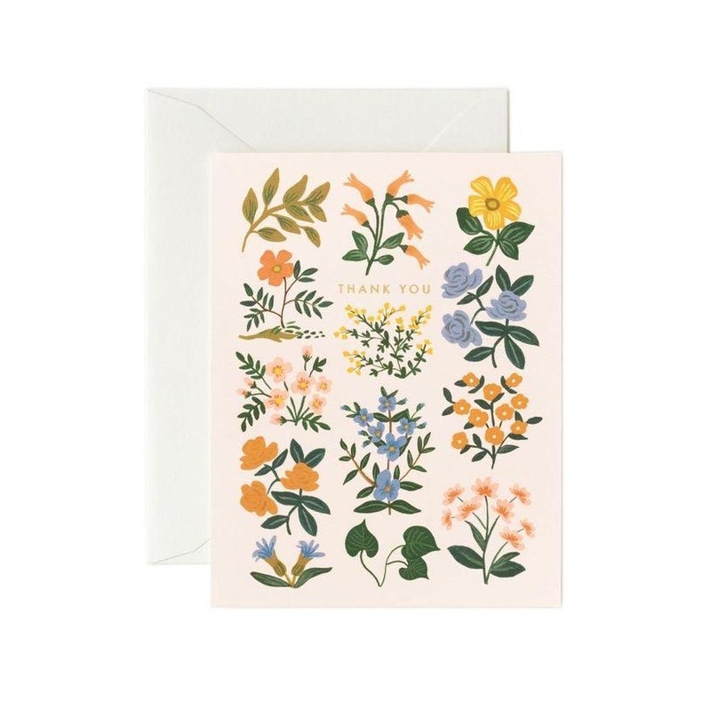 Rifle Paper Co - Single Card - Wildwood Thank You