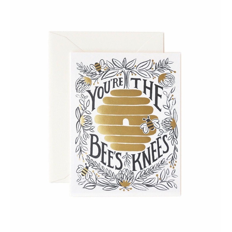 Rifle Paper Co - Single Card - You're the Bees Knees