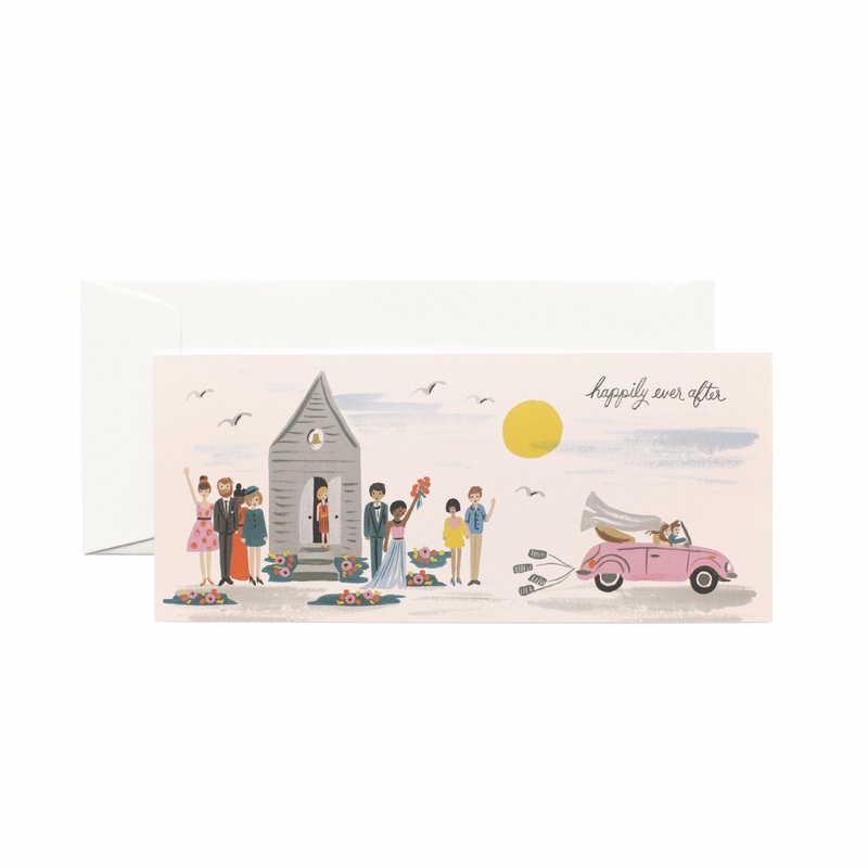 Rifle Paper Co - Single Long Card - Wedding Send-Off