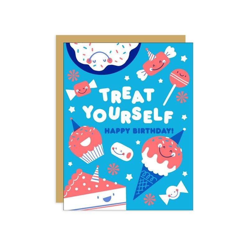Hello Lucky - Single Card - Treat Yourself