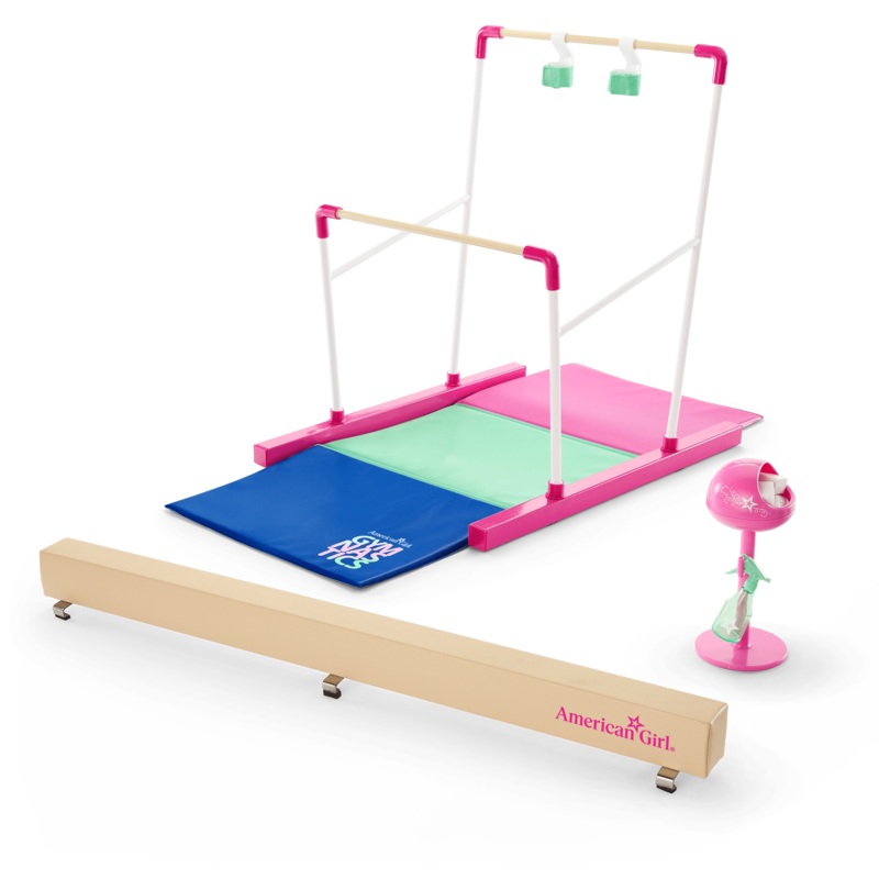 Lila's Gymnastics Equipment for 18-inch Dolls (Girl of the Year 2024)
