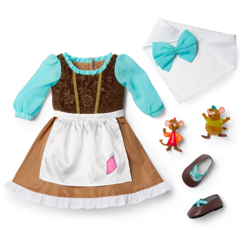 American Girl Disney Princess Cinderella Day Dress, Friends & Accessories for 18-inch Dolls