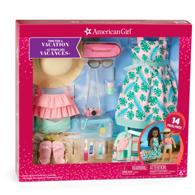 American Girl Time for a Vacation Set