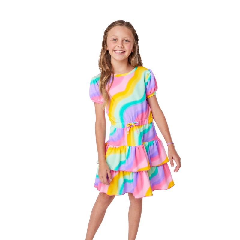 Summers Rainbow Swirl Dress for Girls (Girl of the Year 2025)