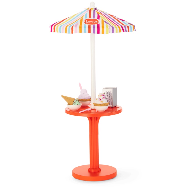 American Girl x Jeni's Full of Flavor Table for 18-inch Dolls